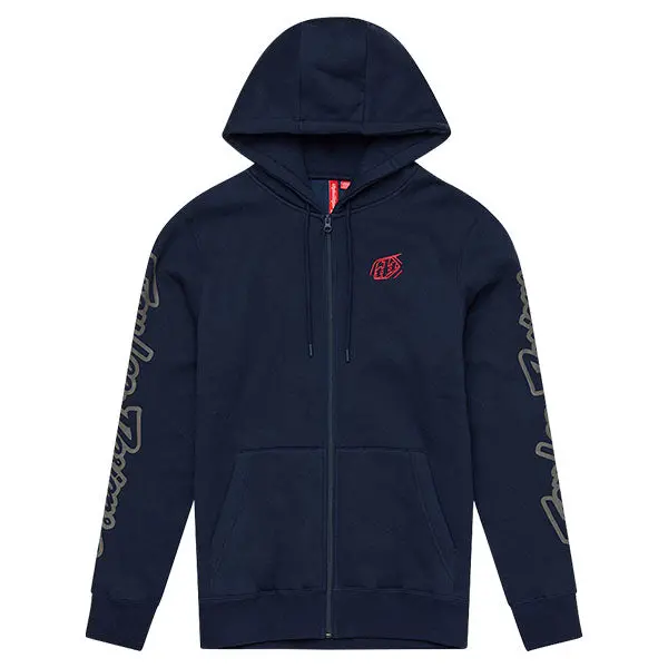 Troy Lee Designs - Branded Zip Up Hoodie 1