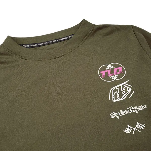 Troy Lee Designs - Skyline Worldwide Long Sleeve Ride Tee (Mtb) (Youth) 3