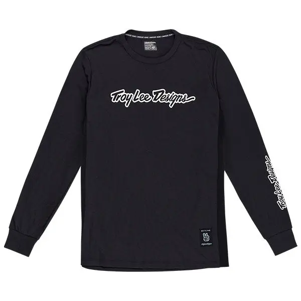 Troy Lee Designs - Skyline Signature Long Sleeve Ride Tee (Mtb) 1