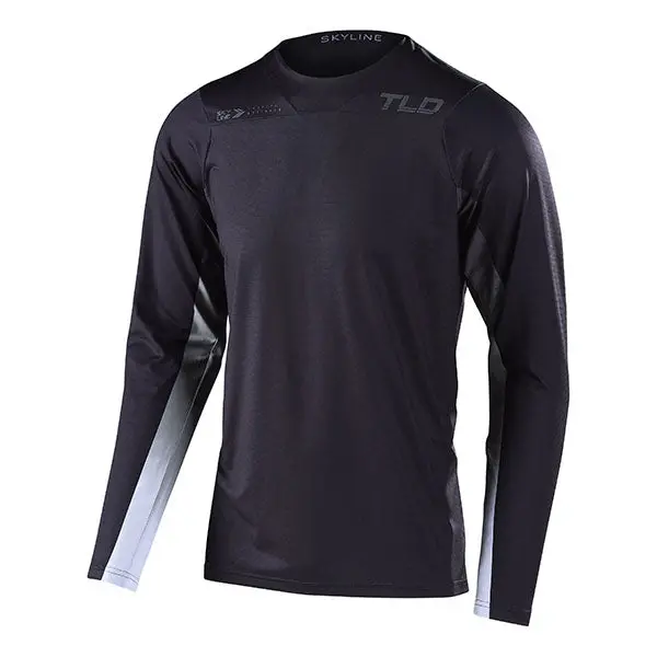Troy Lee Designs Skyline Long-Sleeve Mountain Bike Jersey in Jet Fuel - Image 4