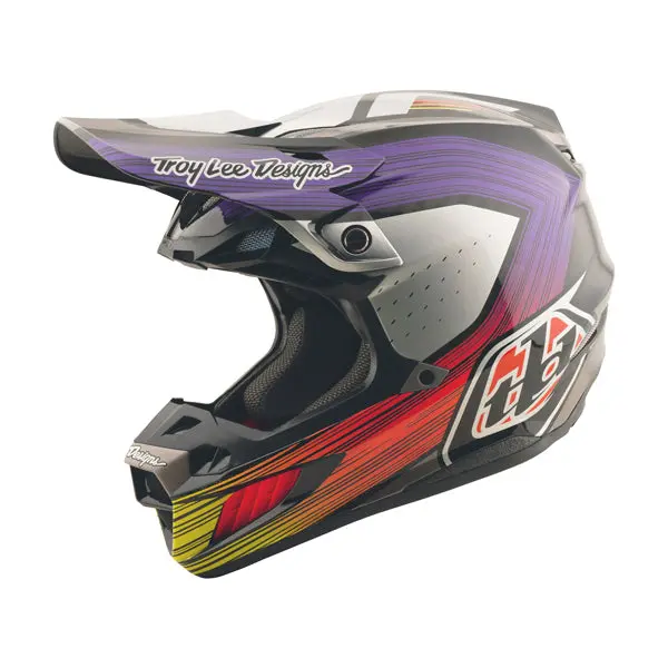 Troy Lee Designs - Se5 Carbon Stripes Mips Helmet 1