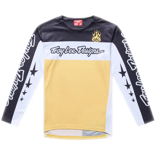 Troy Lee Designs - Sprint Pro Yo Moto Long Sleeve Jersey (Mtb) (Youth) 6