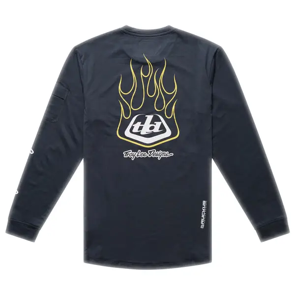 Troy Lee Designs - Ruckus Pressed Long Sleeve Ride Tee (Mtb) (Youth) 2