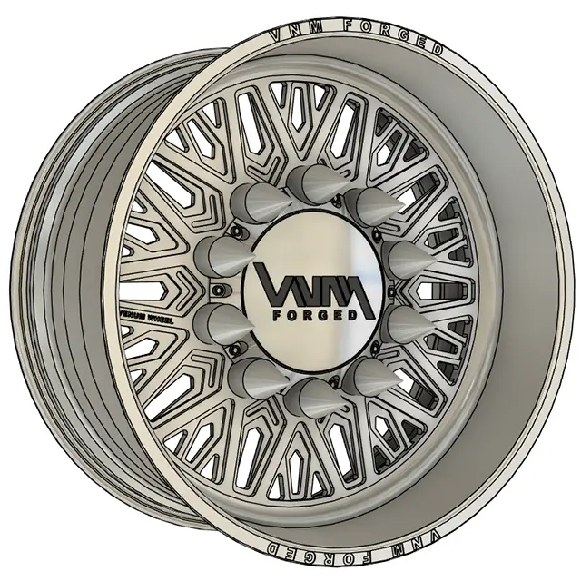 Vnm Forged The Argo Ghost Front Super Single Wheels & Rear Dually Wheels 1