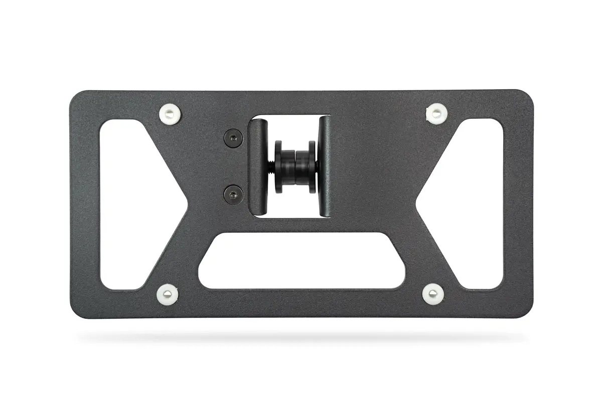 Clevis Mounted License Plate Bracket 1