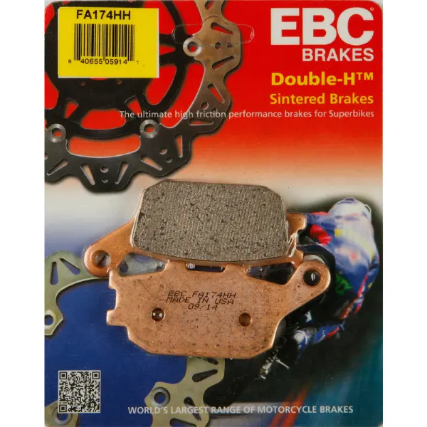 Ebc Brakes - Rear Street Double-H Sintered Brake Pads (Honda) 1