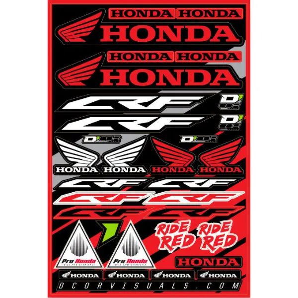 D'cor Visuals - Honda Sticker Sheet 1