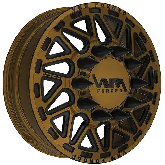 Vnm Forged V-11 Dually Wheels 10X285.75 Custom Made Big Rig Truck Rims 1