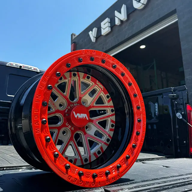V-2 Beadlock Utv Wheels Lightweight Billet Aluminum For Can Am Rzr Yxz 1