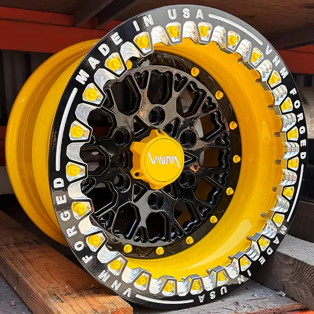V-3 Beadlock Vnm Forged Aluminum Utv Wheels For Can Am Maverick R 6 Lug 1