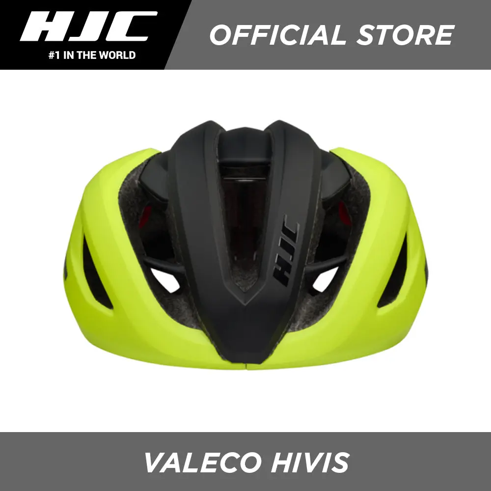 Hjc Sports Road Cycling Helmet Valeco Mt Hivis Yellow Black 2