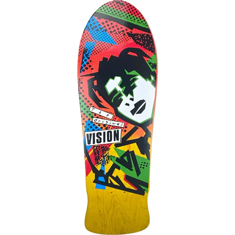 Vision Original Mg Limited Two Tone Red/Yellow Stain Deck - 10"X30" 1