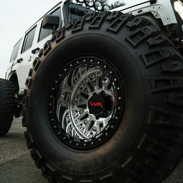 Vnm Forged Beadlock Wheels V-8 Super Singles Custom Rims Mono-Block 1