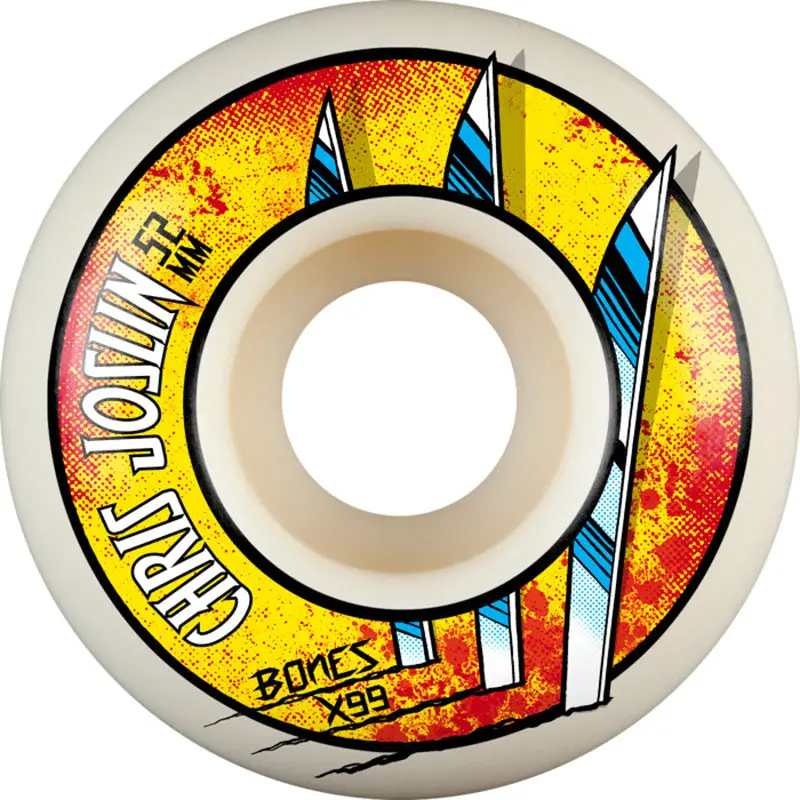 Bones Wheels X-Formula Joslin Slice Of Life 52 V1 Standard 99A Skateboard Wheels 4Pk 1