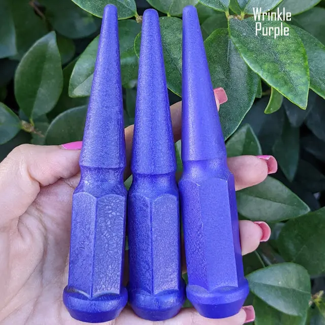 24 Pc 12X1.5 Spike Lug Nuts 4.5" Tall - Powder Coated - Various Colors - Image 86