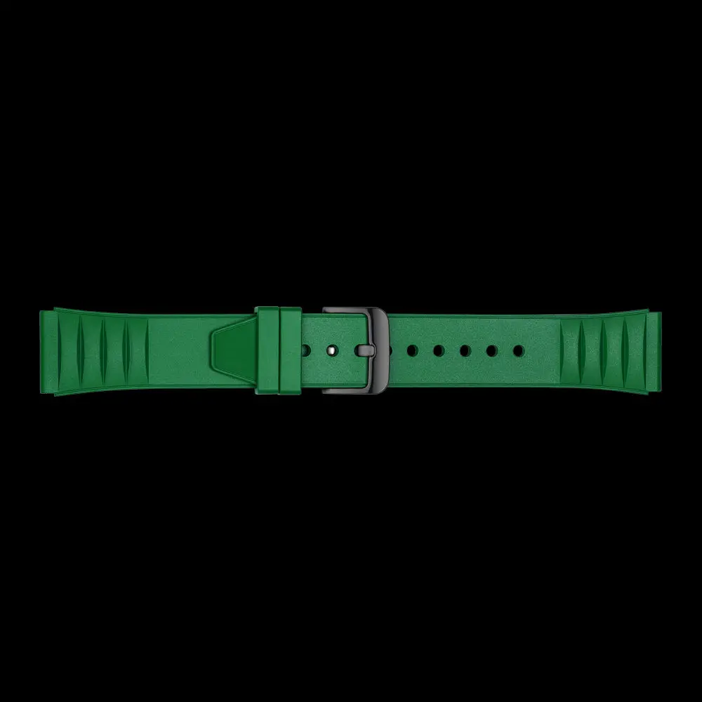 Green Fluoro Rubber Strap Suitable For Windows Series 1