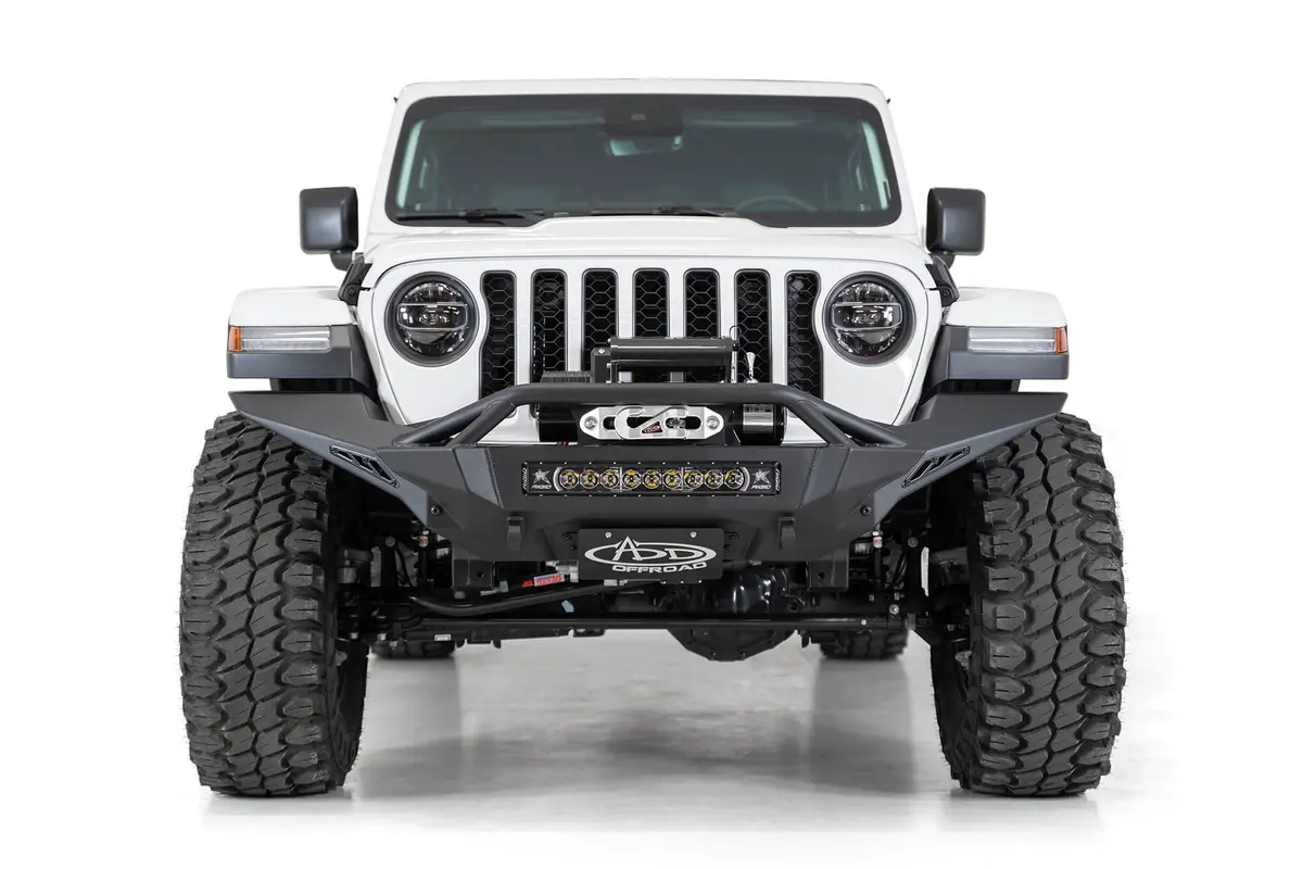 2007-2026 Jeep Jk/Jl/Jt Stealth Fighter Front License Plate Bracket 1