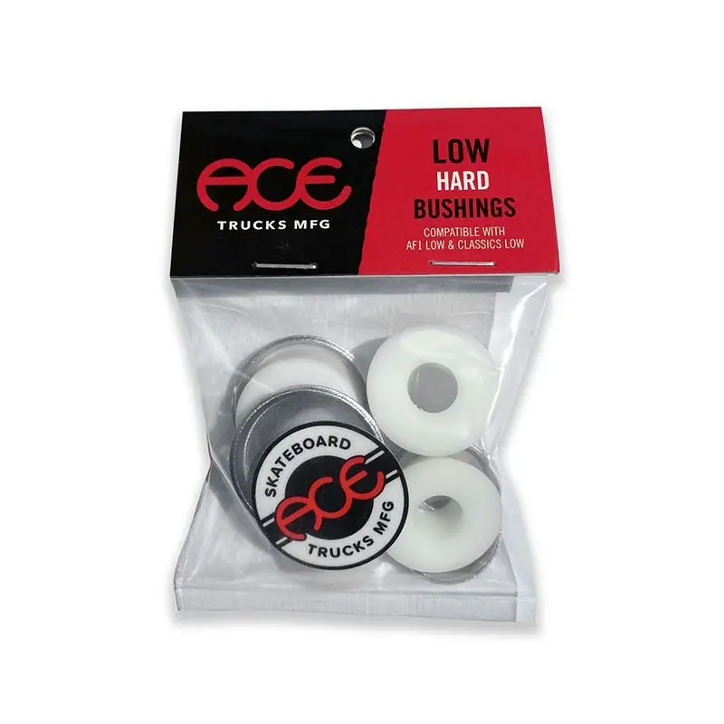 Ace Trucks 94A Low Hard White Skateboard Bushings 2Pr 1