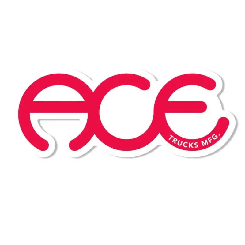Ace Rings 5.5" Red Sticker 1