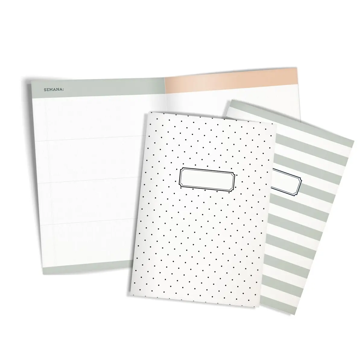 Agenda Creativa Semana Vista Dots & Rayas 1