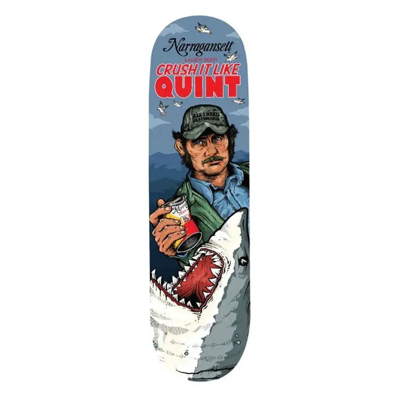 All-I-Need 7.75" Crush It Like Quint Skateboard Deck 1