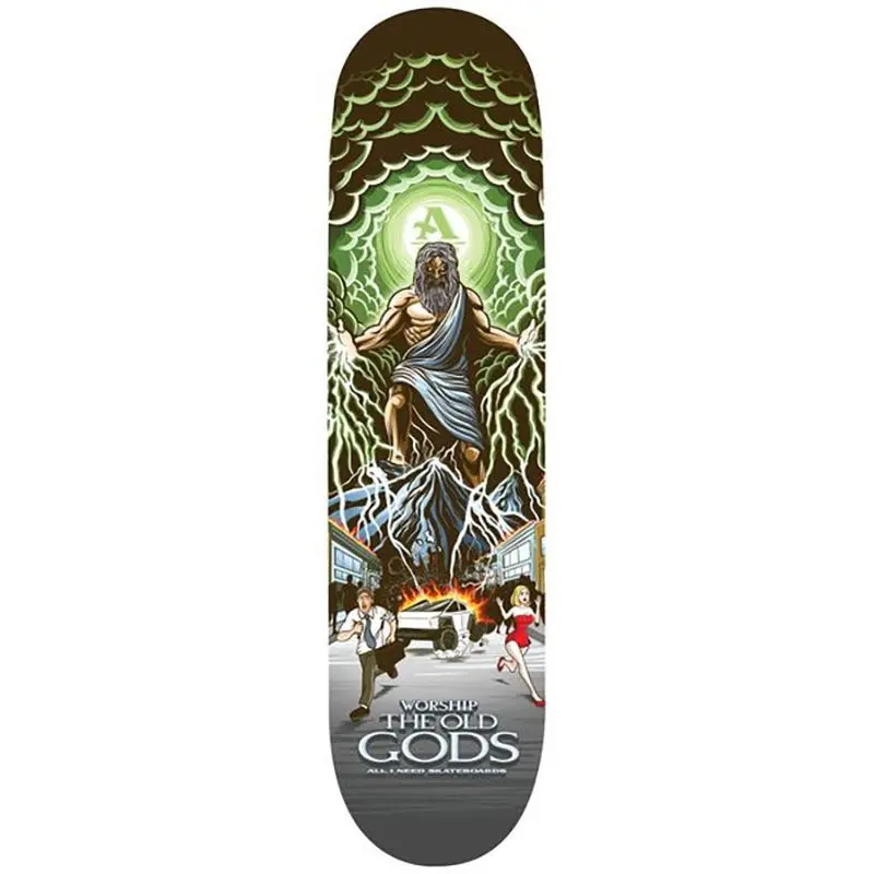 All I Need  8.5" Zeus Skateboard Deck 1