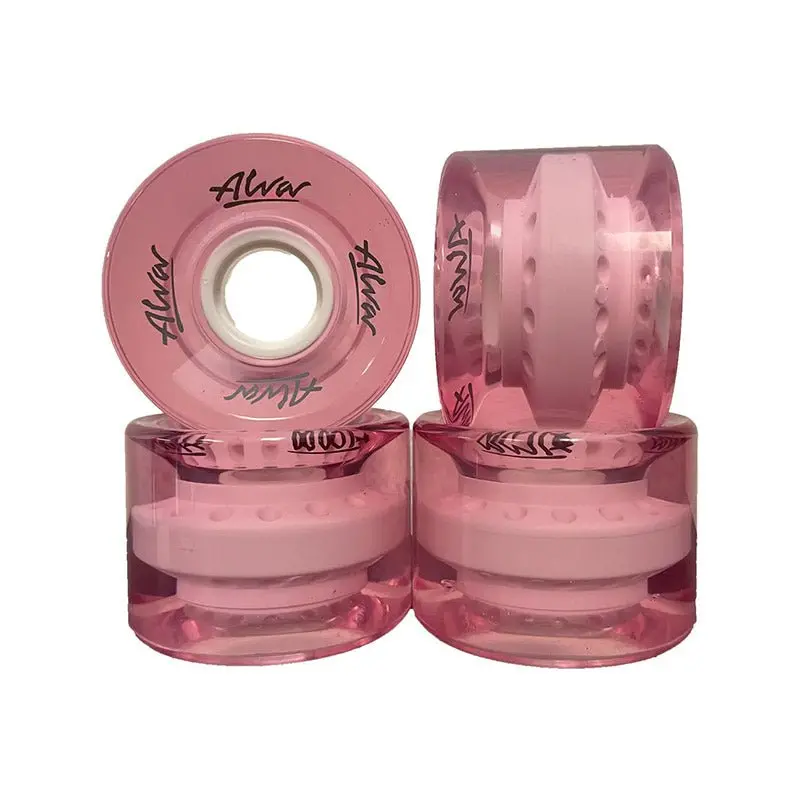 Alva 60Mm 83A Champagne Pink Cruiser Skateboard Wheels 4Pk 1