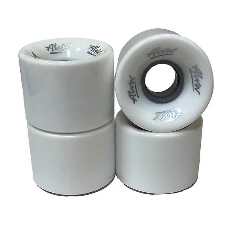 Alva 60Mm X 78A Cruiser Solid White Skateboard Wheels 4Pk 1