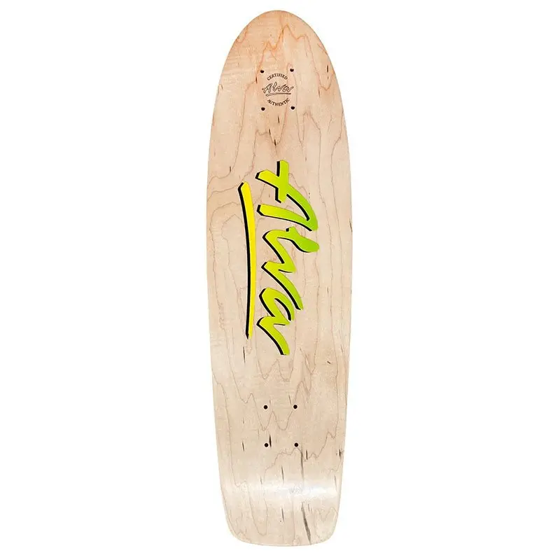Alva 8" X 30" Og 1977 Re-Issue Green/Yellow Fade Special Edition Limited Run Skateboard Deck 1