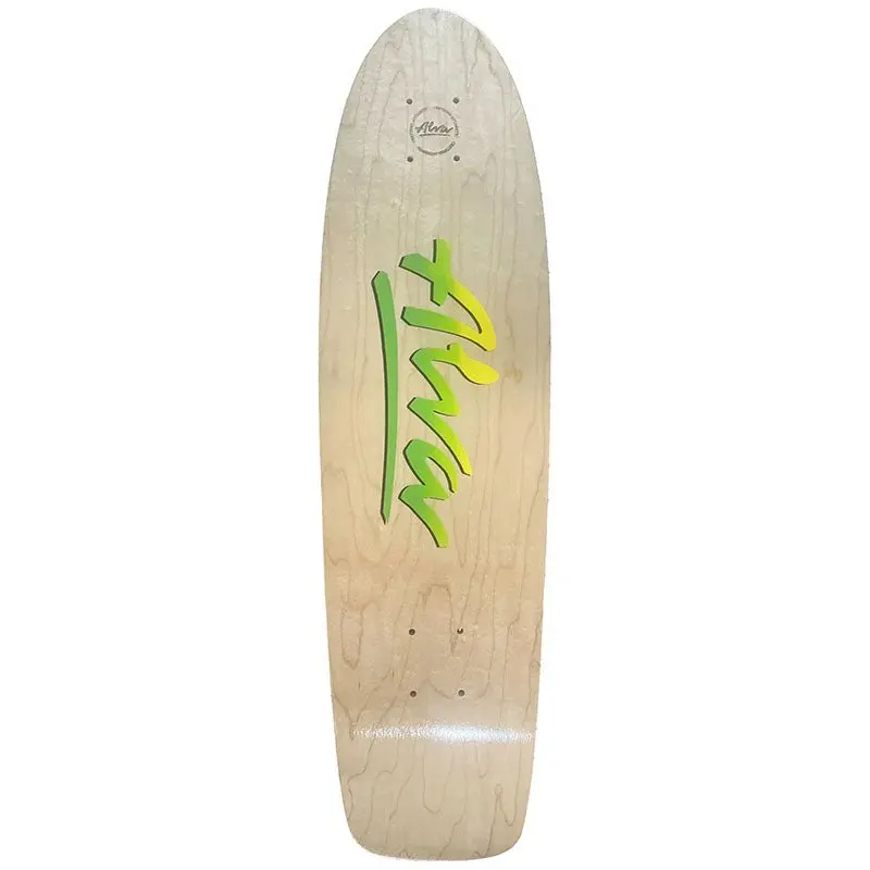 Alva 8" X 30" Og 1977 Re-Issue Yellow/Green Fade Special Edition Limited Run Skateboard Deck 1