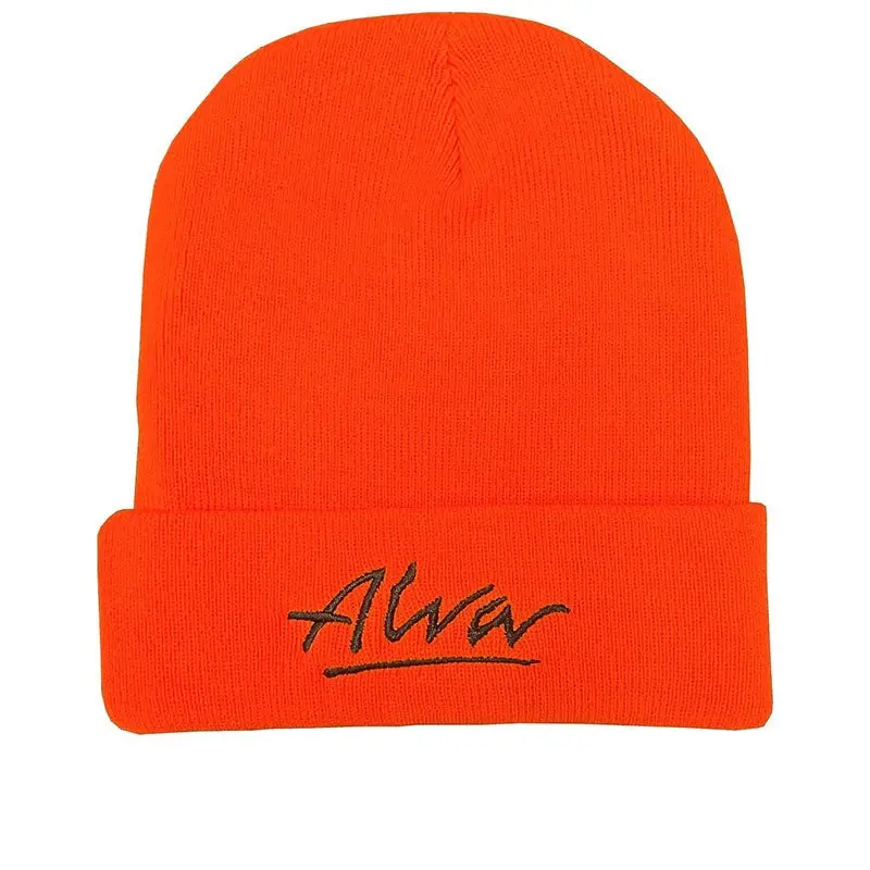 Alva Skateboards Orange Og Logo Beanie 1