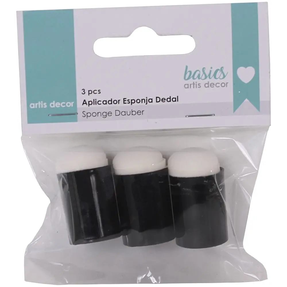 Aplicador Dedal Con Esponja Pack 3 Uds Artisdecor 1