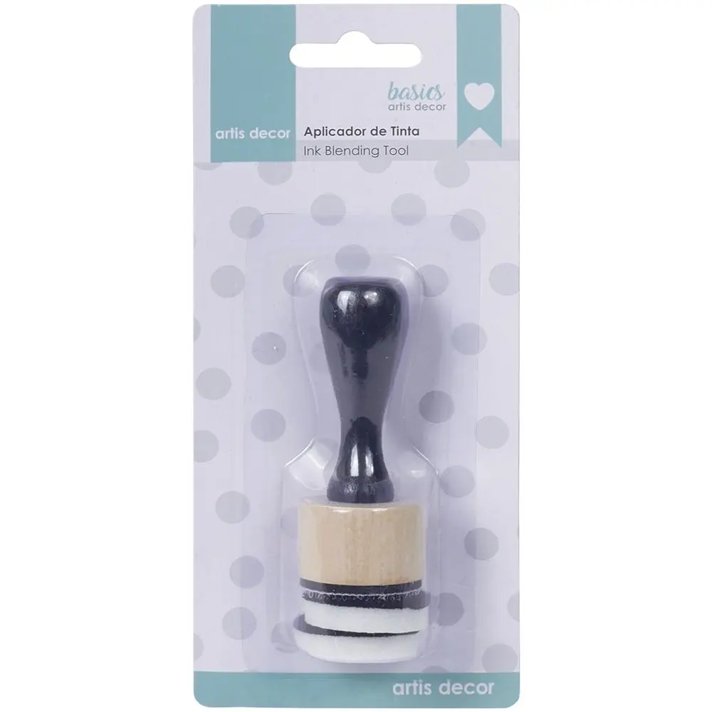 Aplicador De Tinta Redondo 29Mm + 2 Esponjas Artisdecor 1
