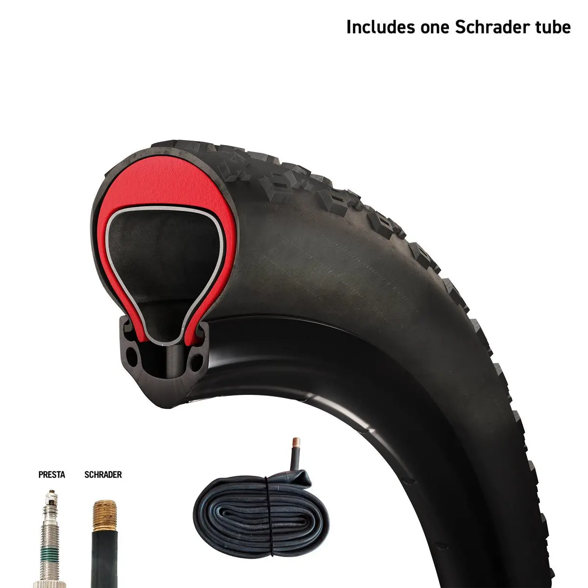 Tannus Armour Fat Tire Inserts With Tubes (Individual) 1