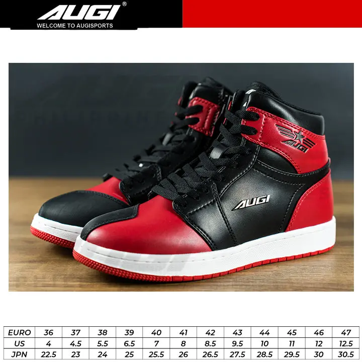 Augi Riding Boots As-3 Black Red 1