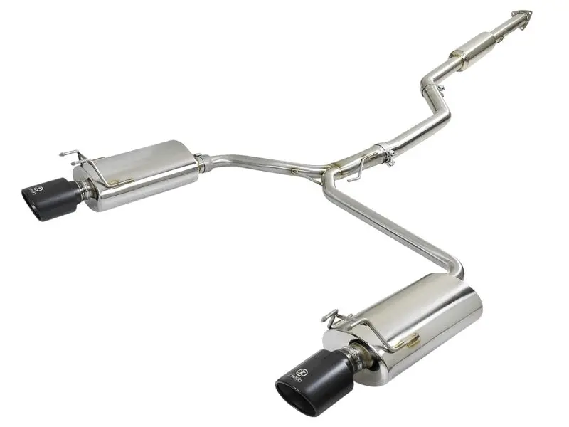 Afe Takeda Dual Exhaust Cat-Back System – 304 Stainless Steel With Black Tips For 2013–2017 Honda Accord Lx/Ex/Ex-L (2.4L L4) 1