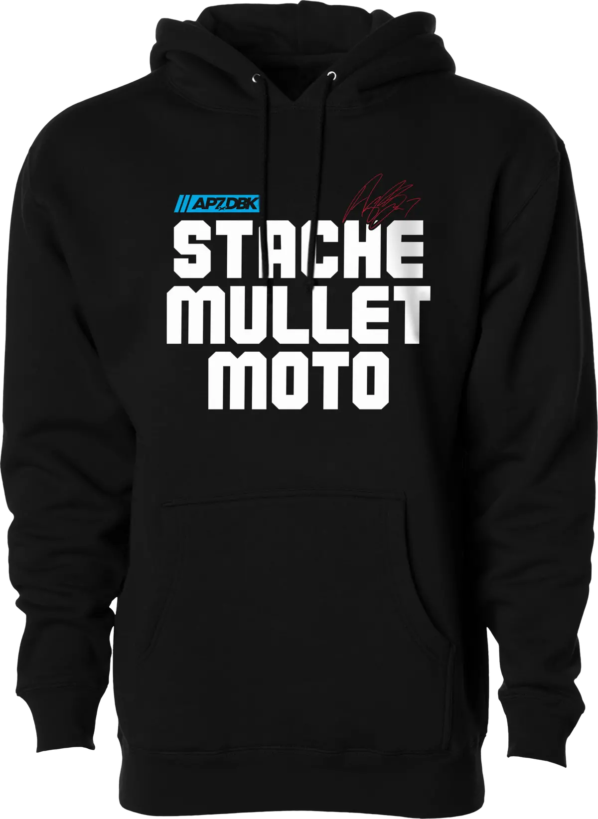 Dirt Bike Kidz - Stache Mullet Moto Hoodie 1