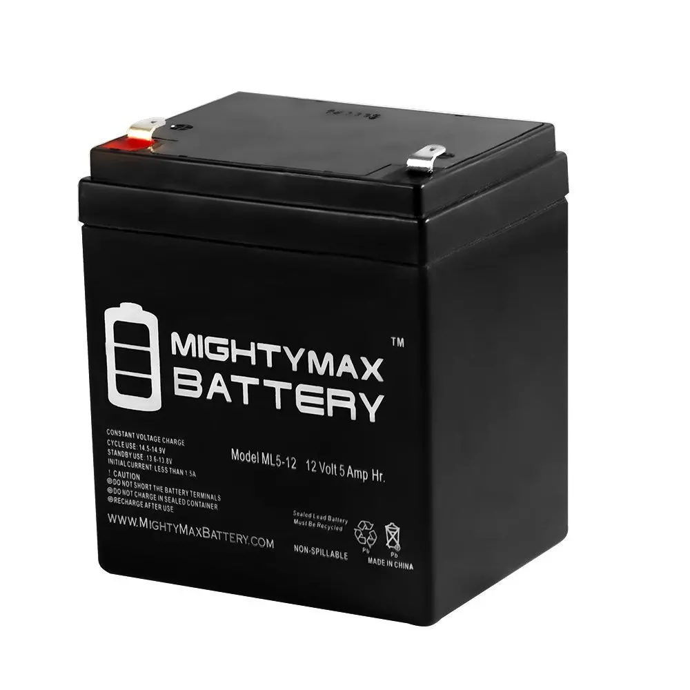 Ml5-12 - 12V 5Ah Ups Replacement Battery For Venom Pocket Bike X19 110Cc 49Cc - Mighty Max Battery Brand Product 1