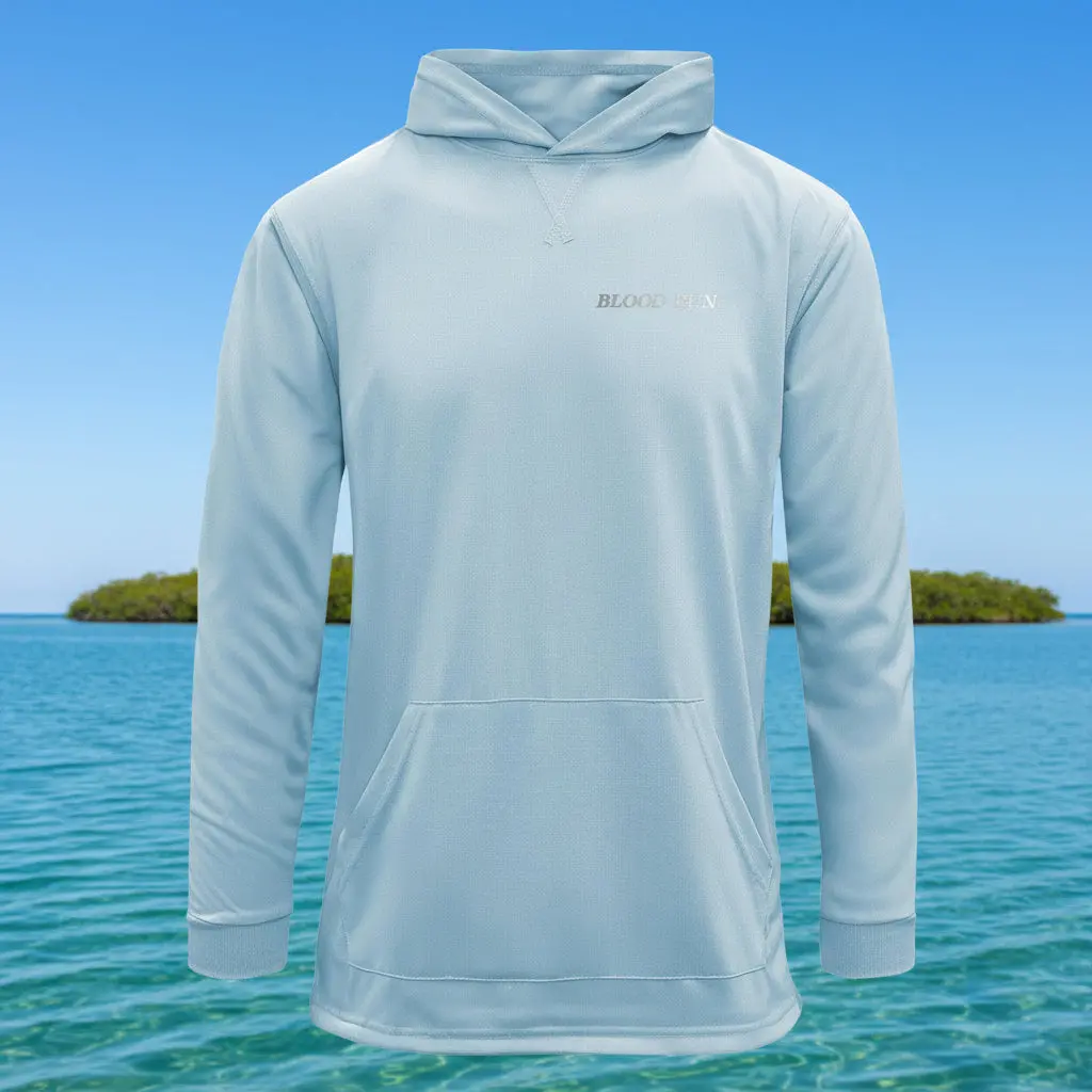 Guide Tech Arctic Blue Upf15+ Fishing Hoodie 1