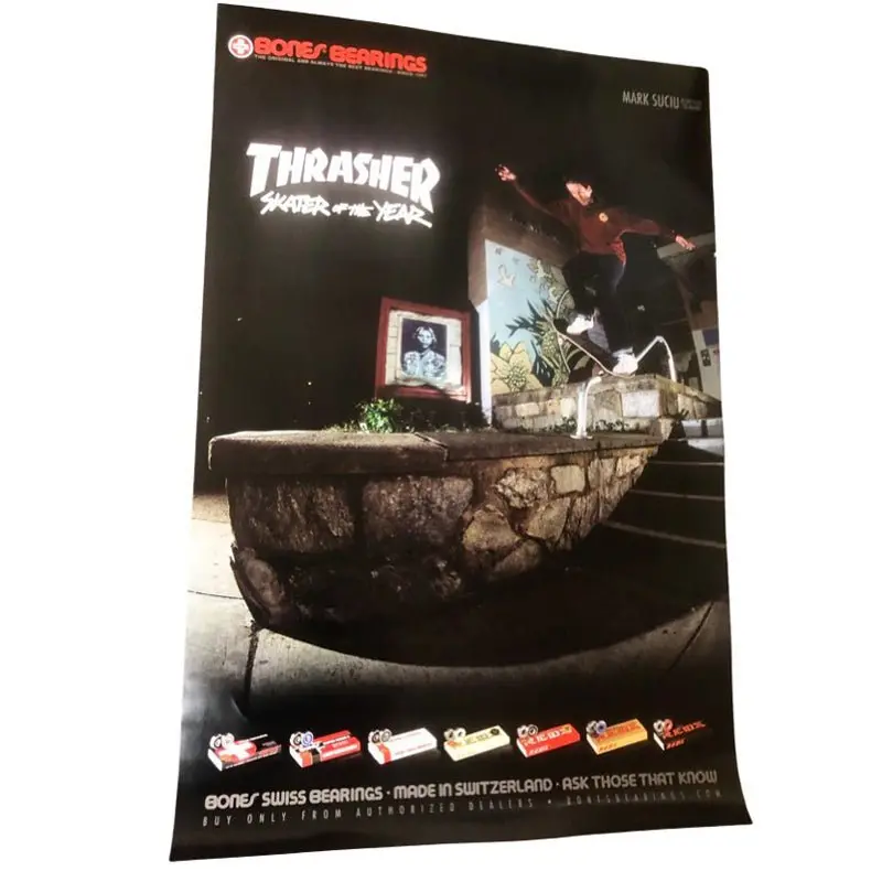 Bones Bearings Thrasher Mag Skater Of The Year Mark Suciu Poster 1