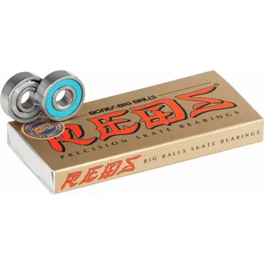 Bones Big Balls Reds Skateboard Bearings (8 Pack) 1