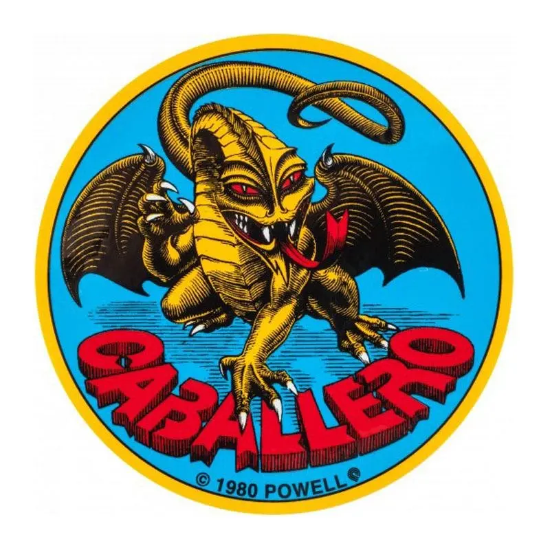 Bones Brigade 3.5" Cab Original Dragon  Skateboard Sticker 1