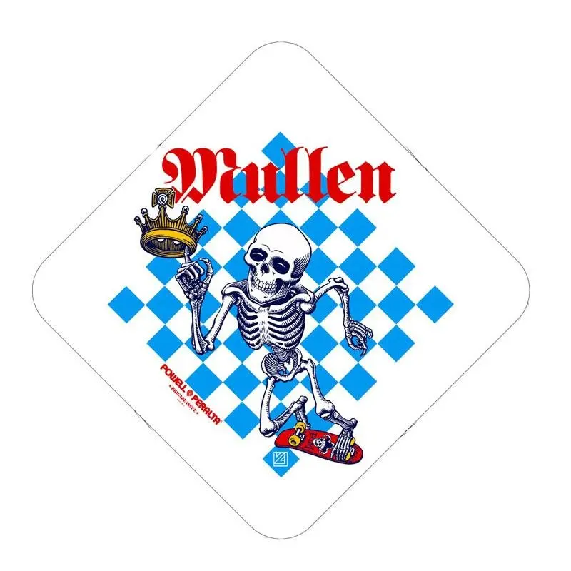 Bones Brigade® 4.375" X 4.375" Mullen Chess Skateboard Sticker 1