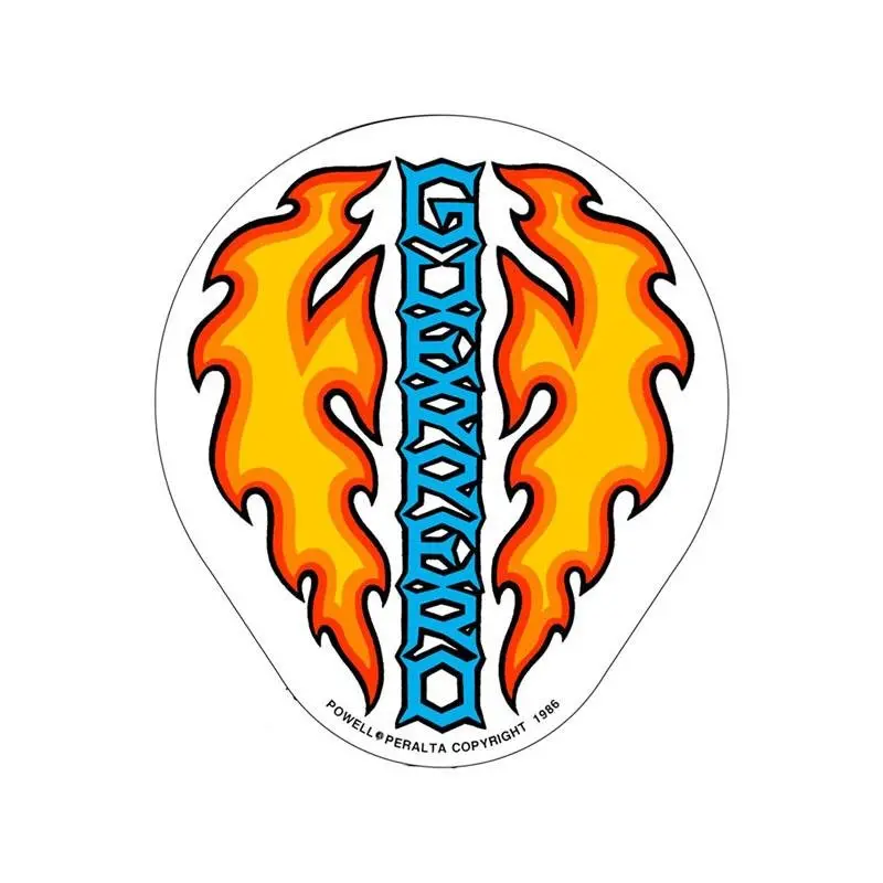 Bones Brigade 5.125" X 4.5" Guerrero Dagger Skateboard Sticker 1