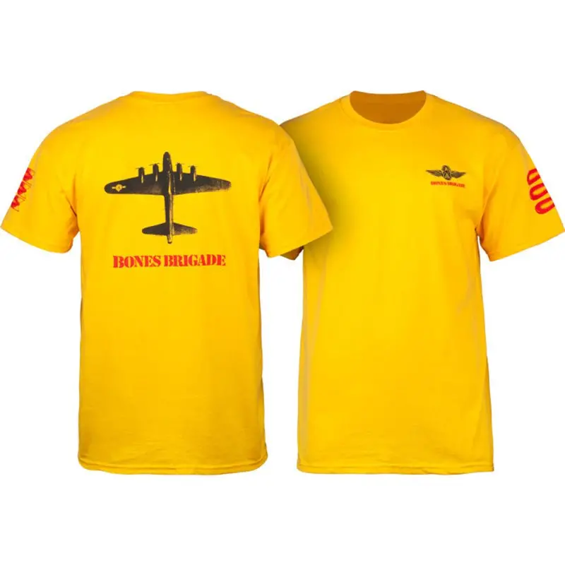 Bones Brigade Bomber Gold T-Shirts 1