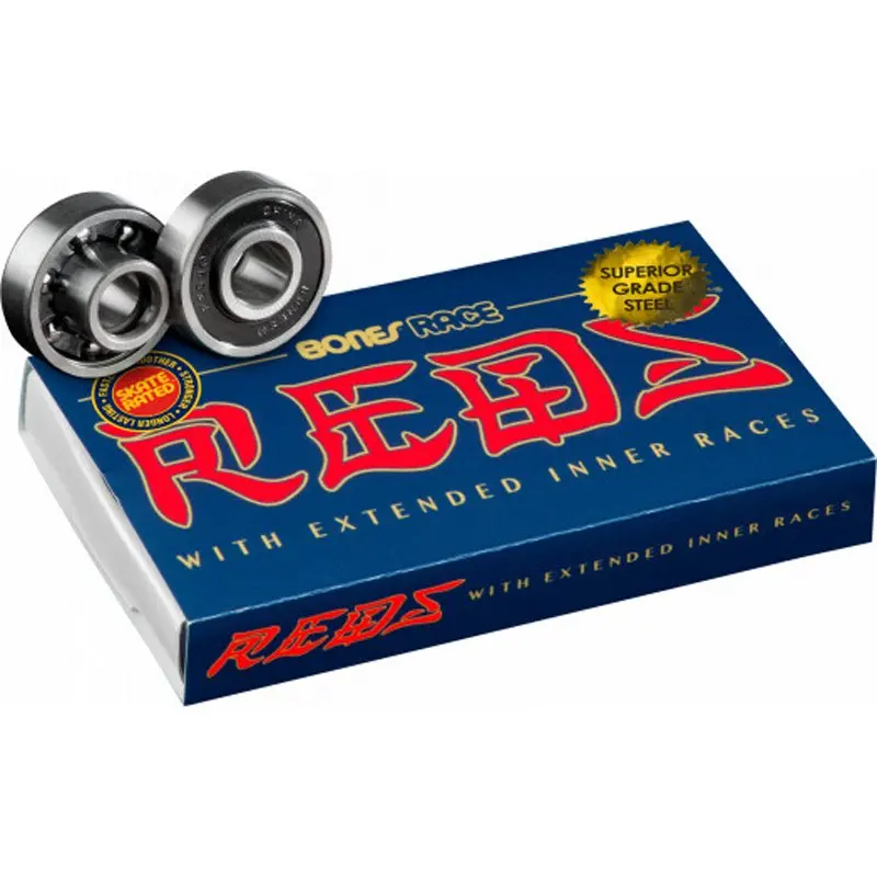 Bones Race Reds Skateboard Bearings (8 Pack) 1