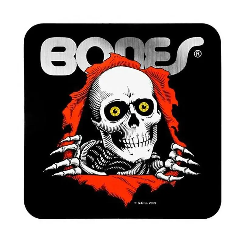 Bones Ripper Bumper Sticker 5”X 5” Black 1