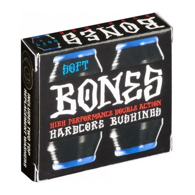 Bones (Soft) Black Skateboard Truck Bushing Set Of 2 1