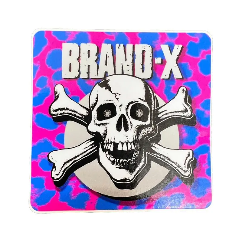 Brand-X-Toxic 2.5" Blue/Pink Sticker 1
