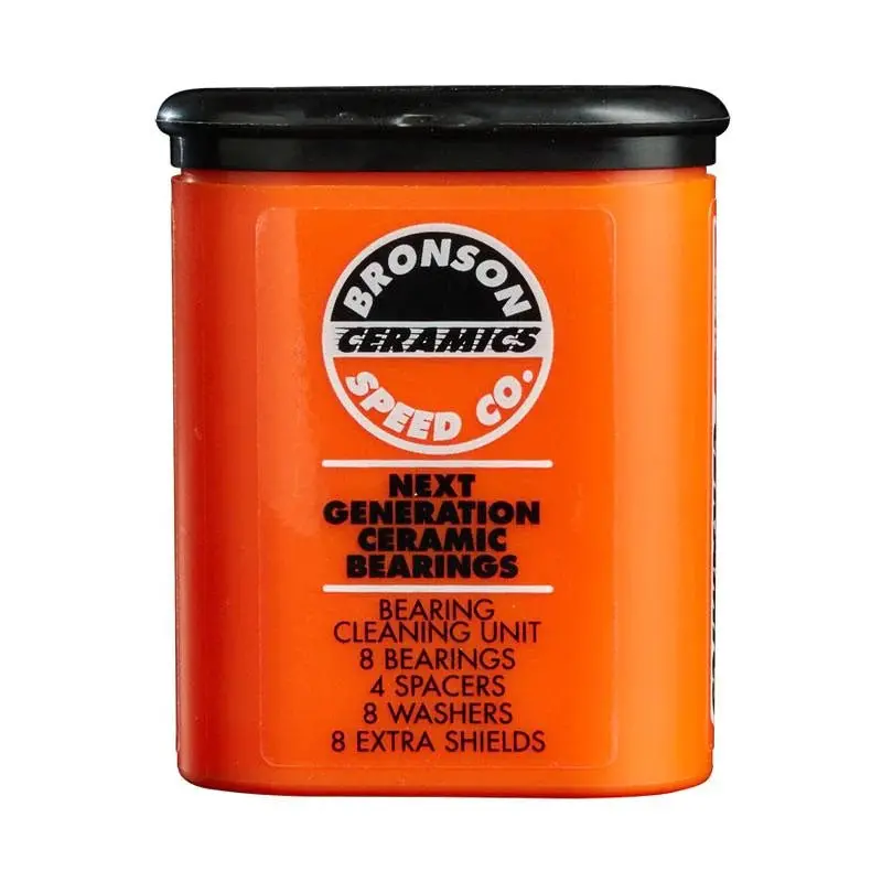 Bronson Speed Co. Ceramic Skateboard Bearings (8 Pack) 1
